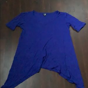 Vneck Royal Blue Top